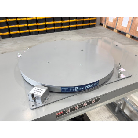 Kääntölava TT1000, kapasiteetti 2000 kg, halkaisija 1000 mm